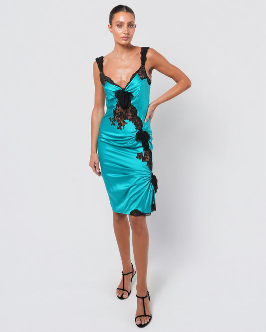 Silk and Lace Dress