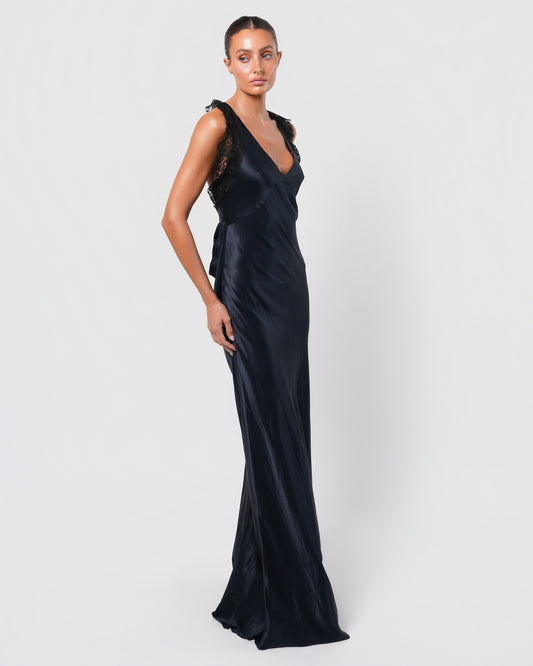 Vintage Silk and Lace Gown