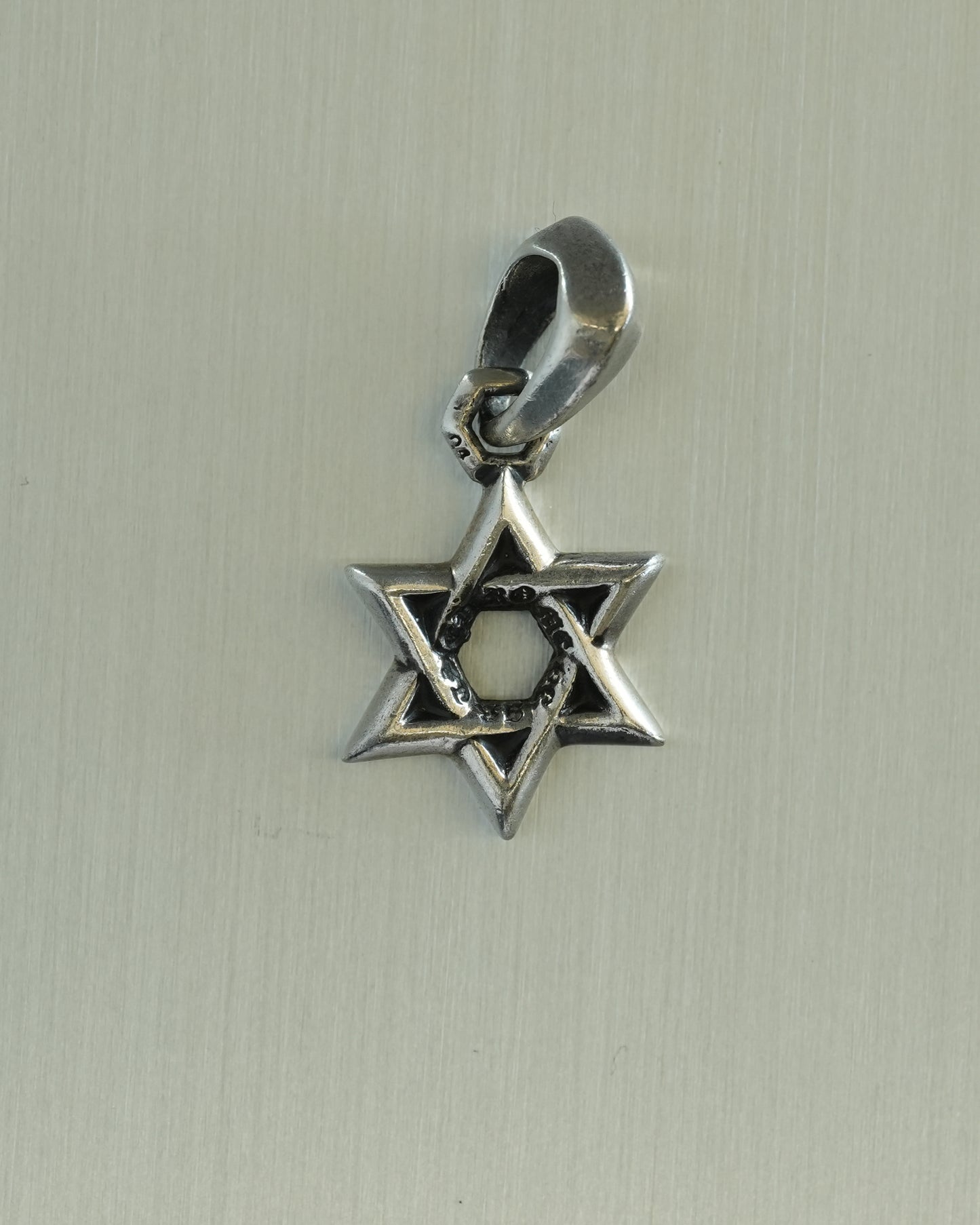 Star of David Pendant with Bale