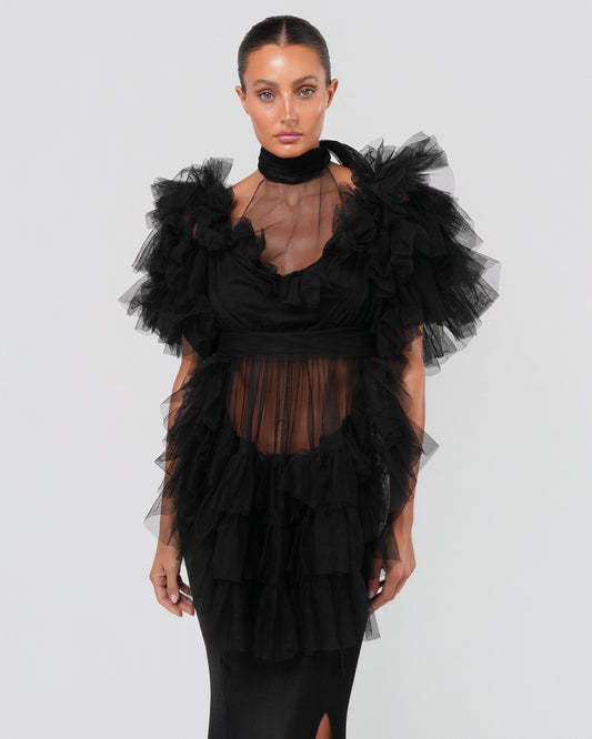 Rare c. 1982 Sample Tulle Top