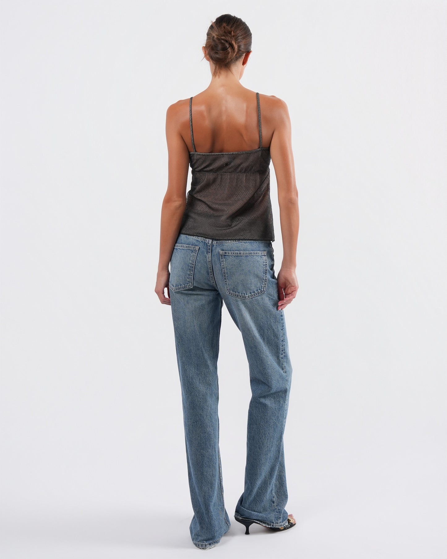 SS 2004 Lace and Mesh Top