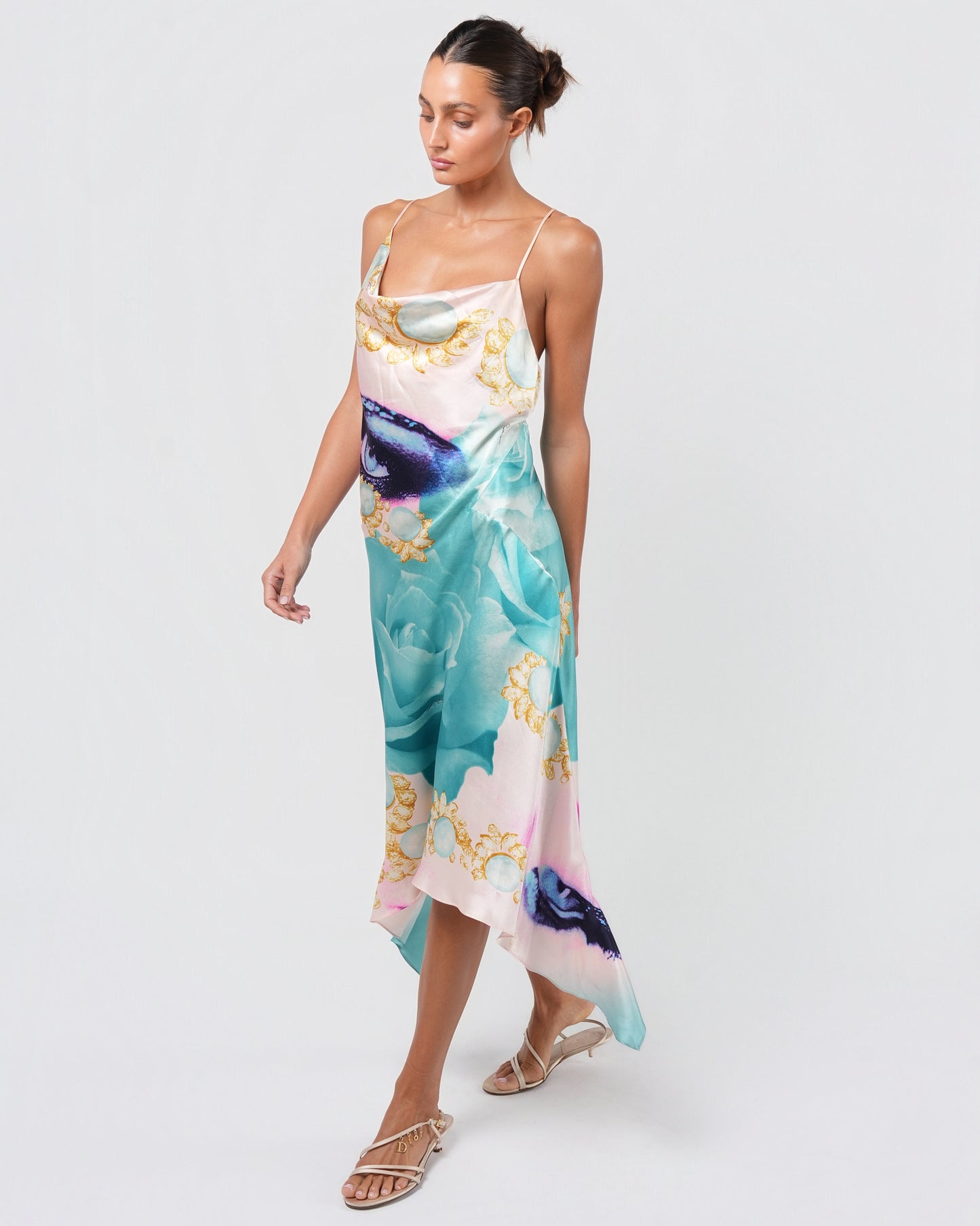 SS 2001 "Elizabeth Taylor" Silk Dress