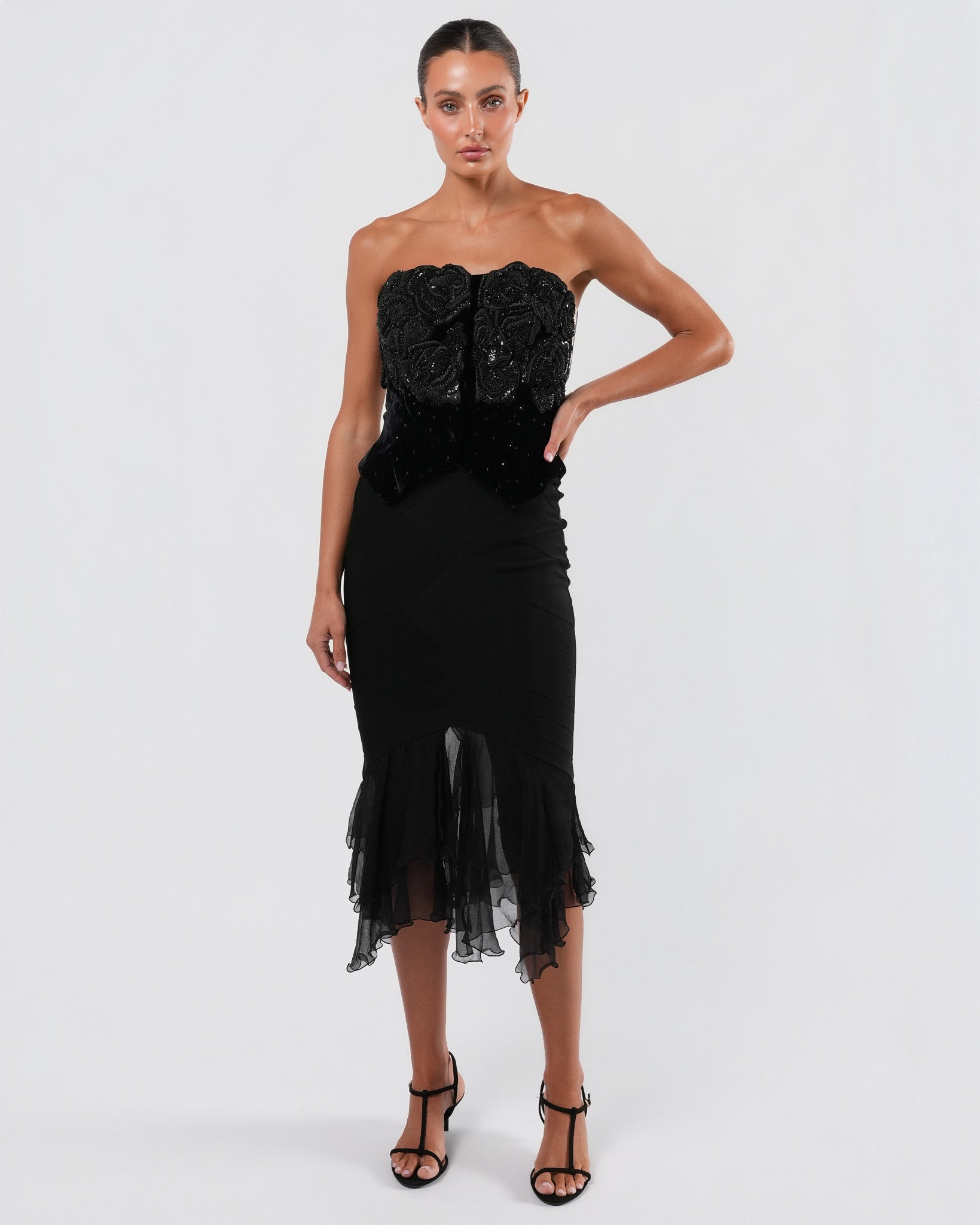 FW 2004 Ruffled Skirt – Justin Reed