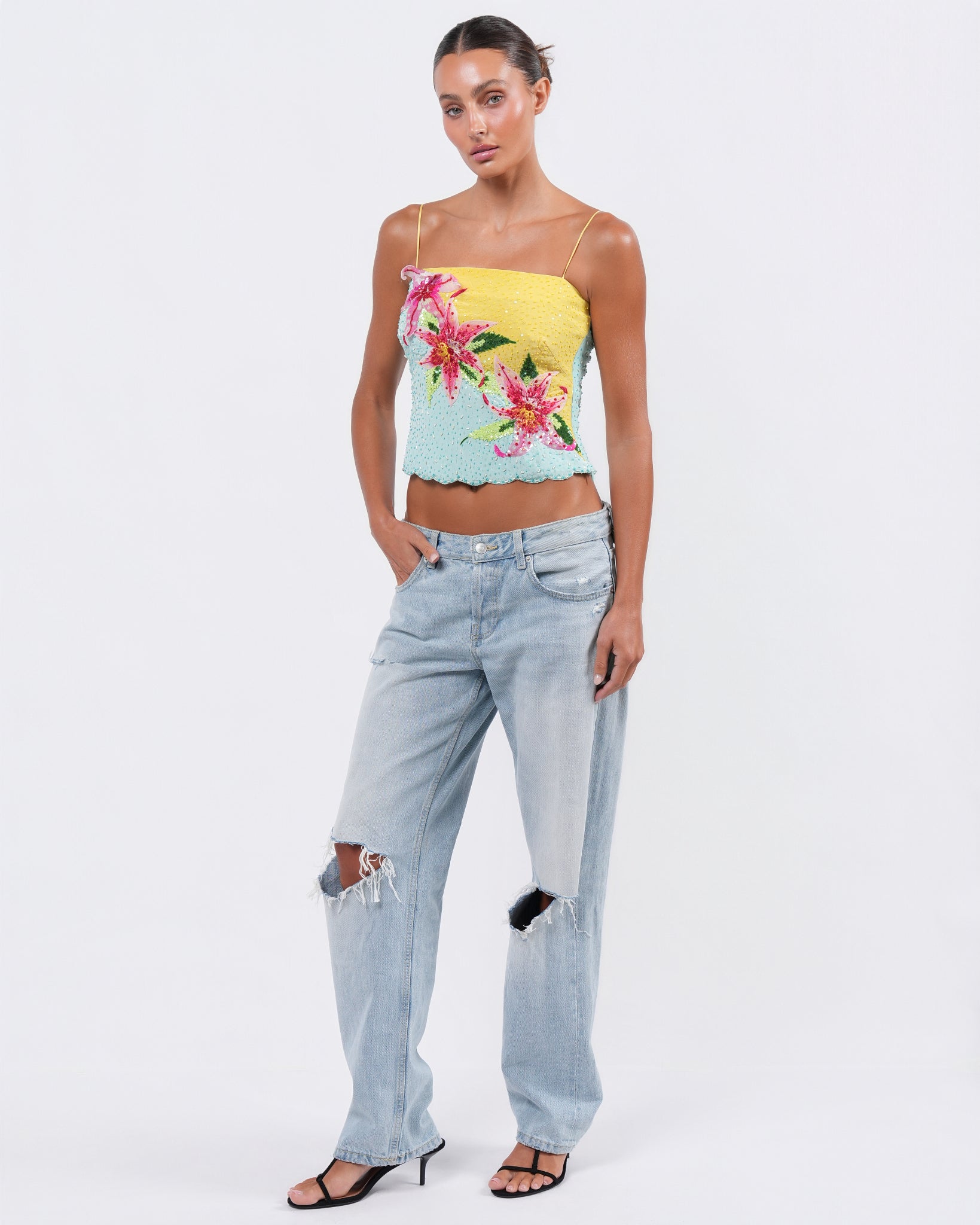 SS 2002 Beaded Tank Top – Justin Reed