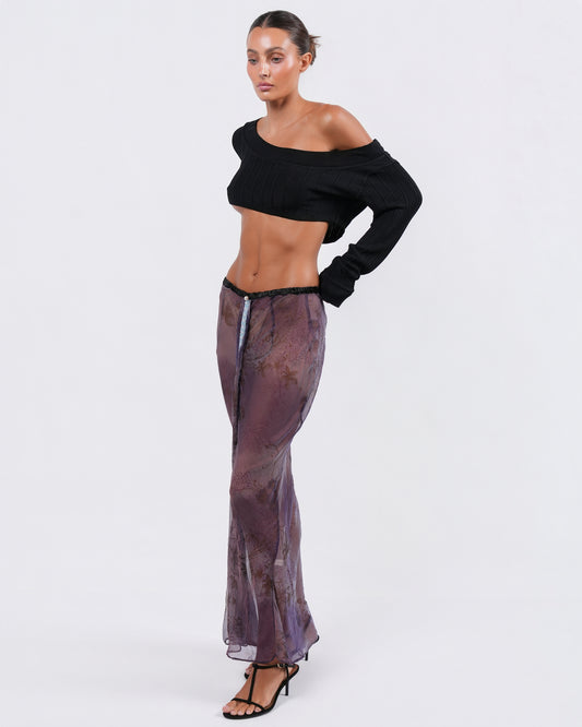Pearl Detail Skirt