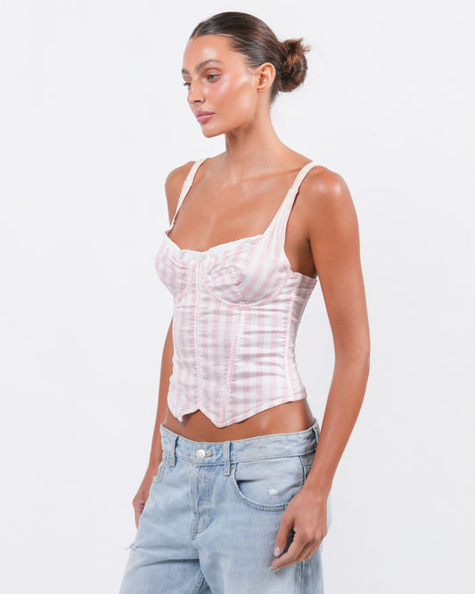 1988 Gingham Bustier