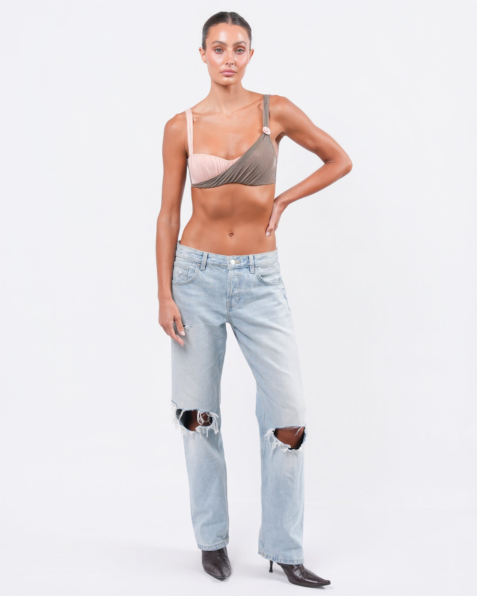 Draped Bra Top – Justin Reed