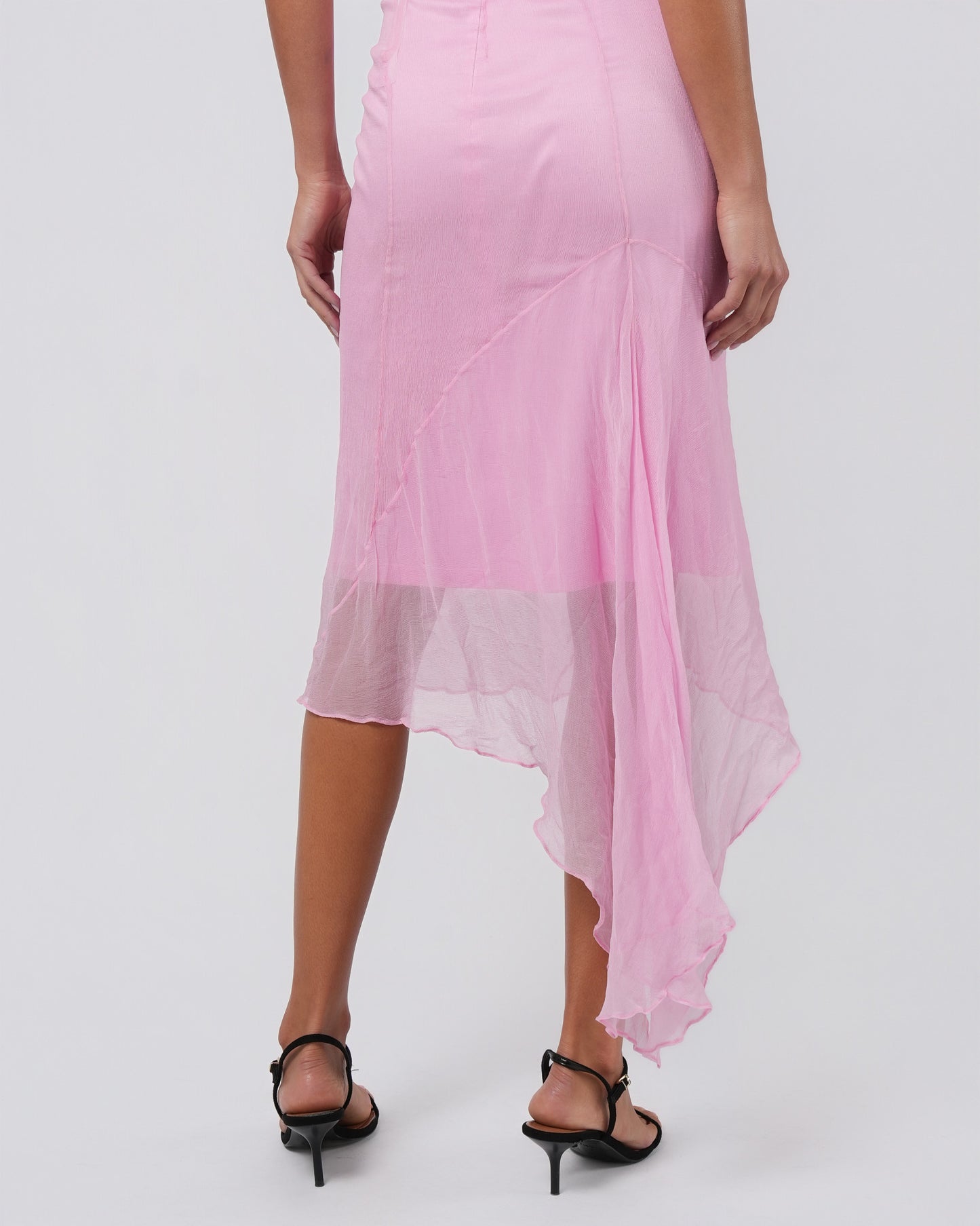 FW 2000 Pink Silk Dress