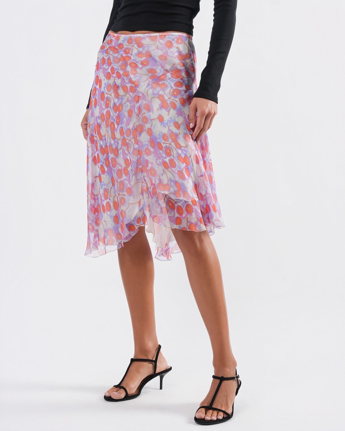 SS 2003 "Irere" Cherry Print Skirt