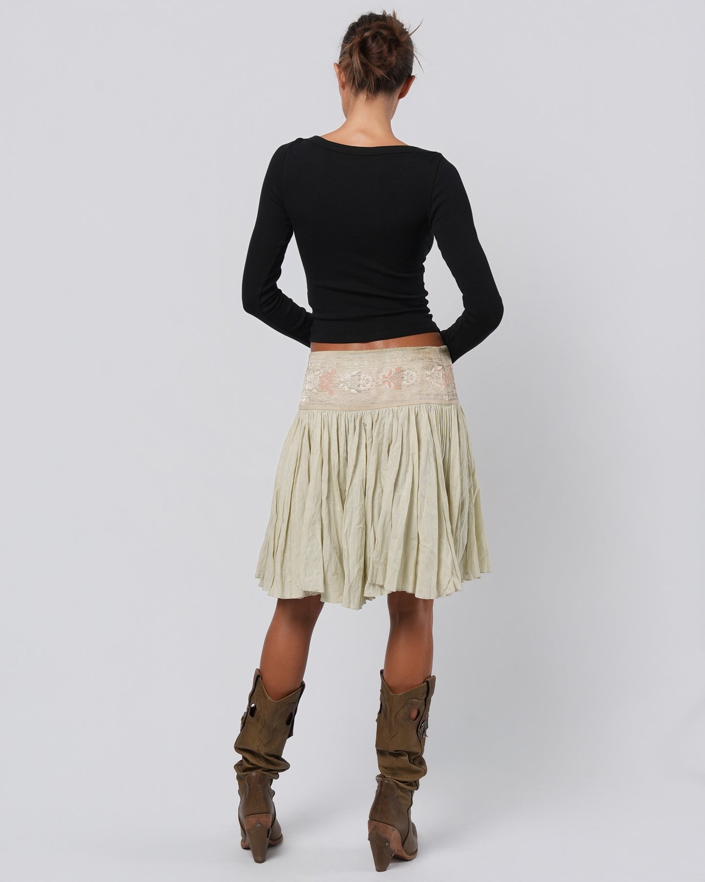 SS 2005 Embroidered Skirt