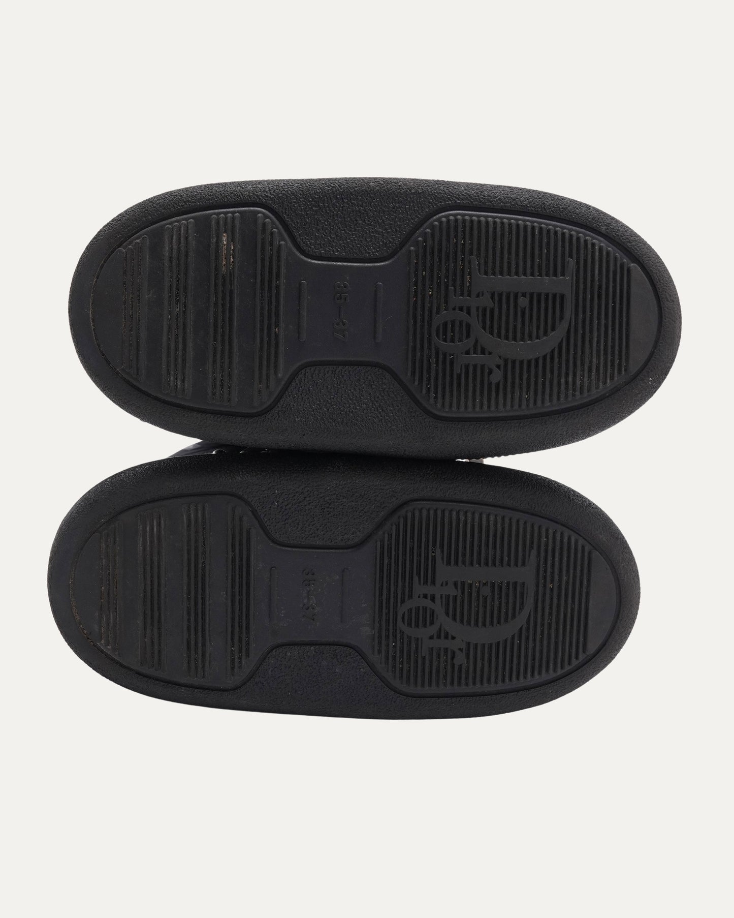 Galliano Era Trompe L'oeil "Denim" Snow Boots