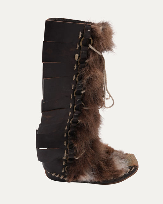 FW 2002 Iconic Fur Boots
