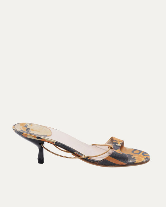 Galliano Era SS 2001 Chain Detail Heel