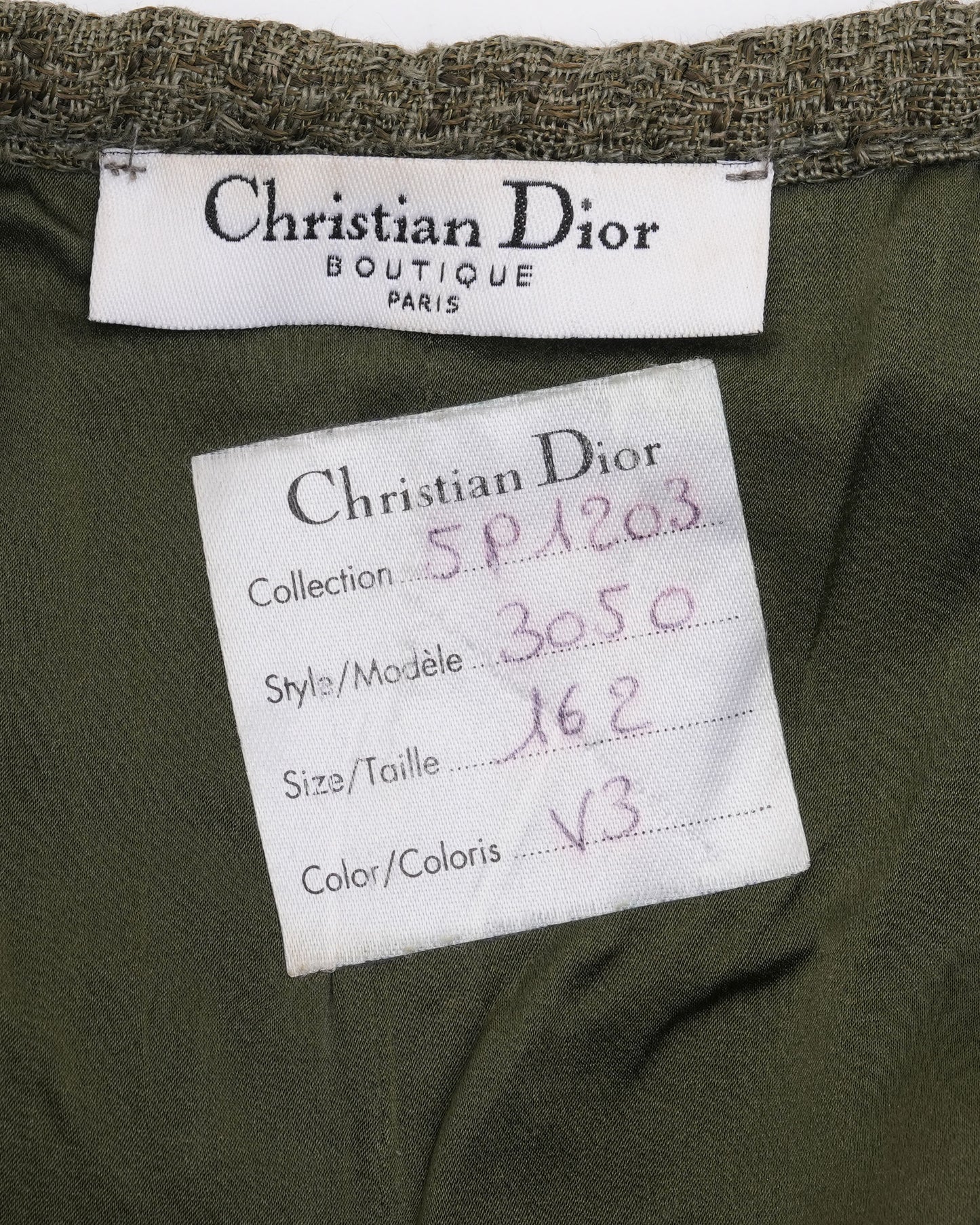 SS 2005 Tweed Mini Skirt