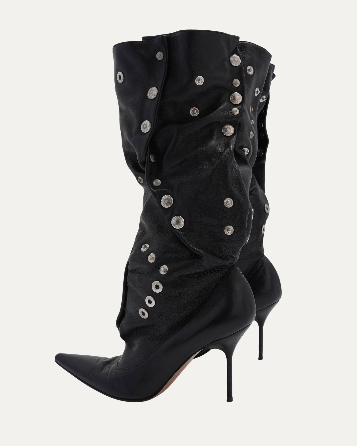 SS 2003 Ad Campaign Leather Button Boots