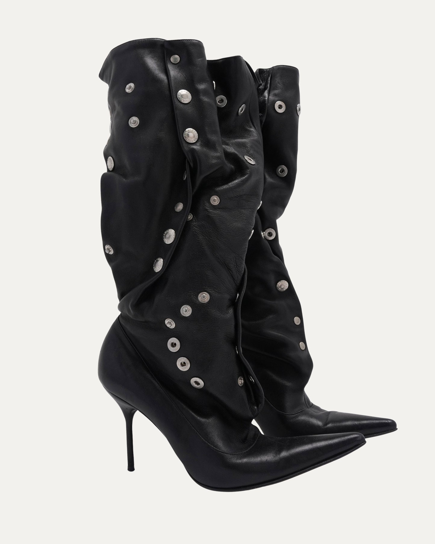 SS 2003 Ad Campaign Leather Button Boots