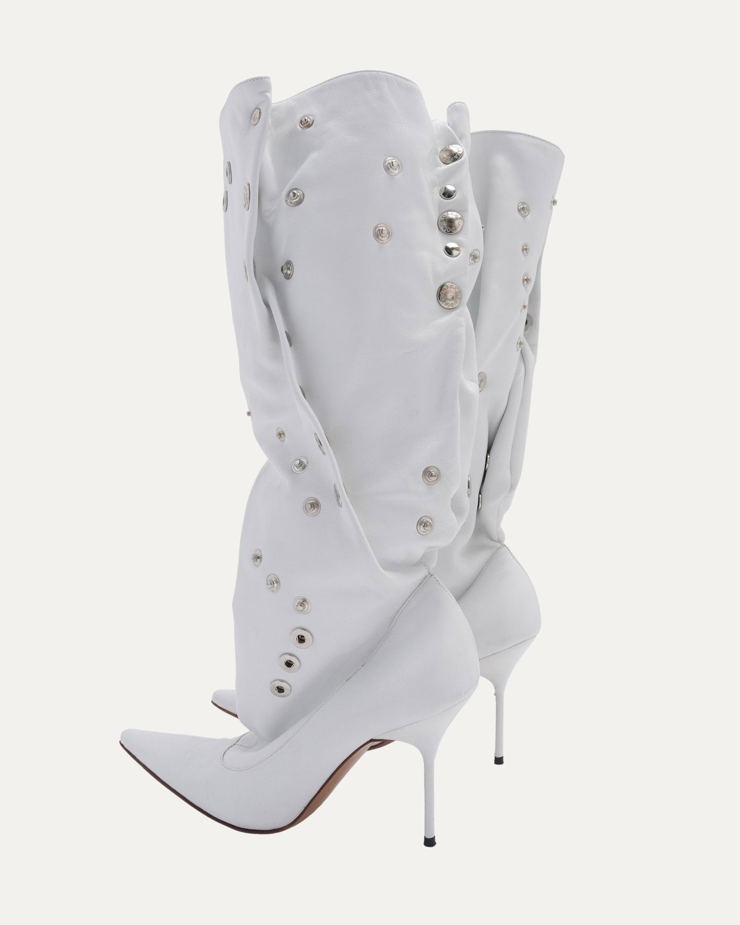 SS 2003 Ad Campaign Leather Button Boots