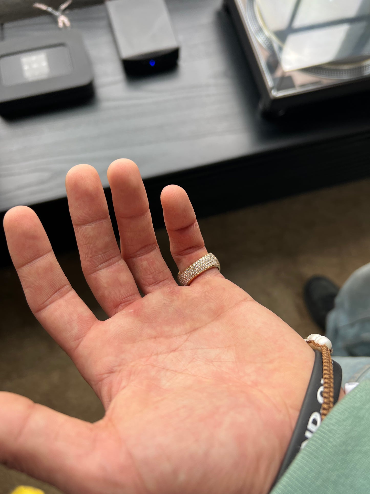 22k Gold Diamond Matty Boy Heart Ring