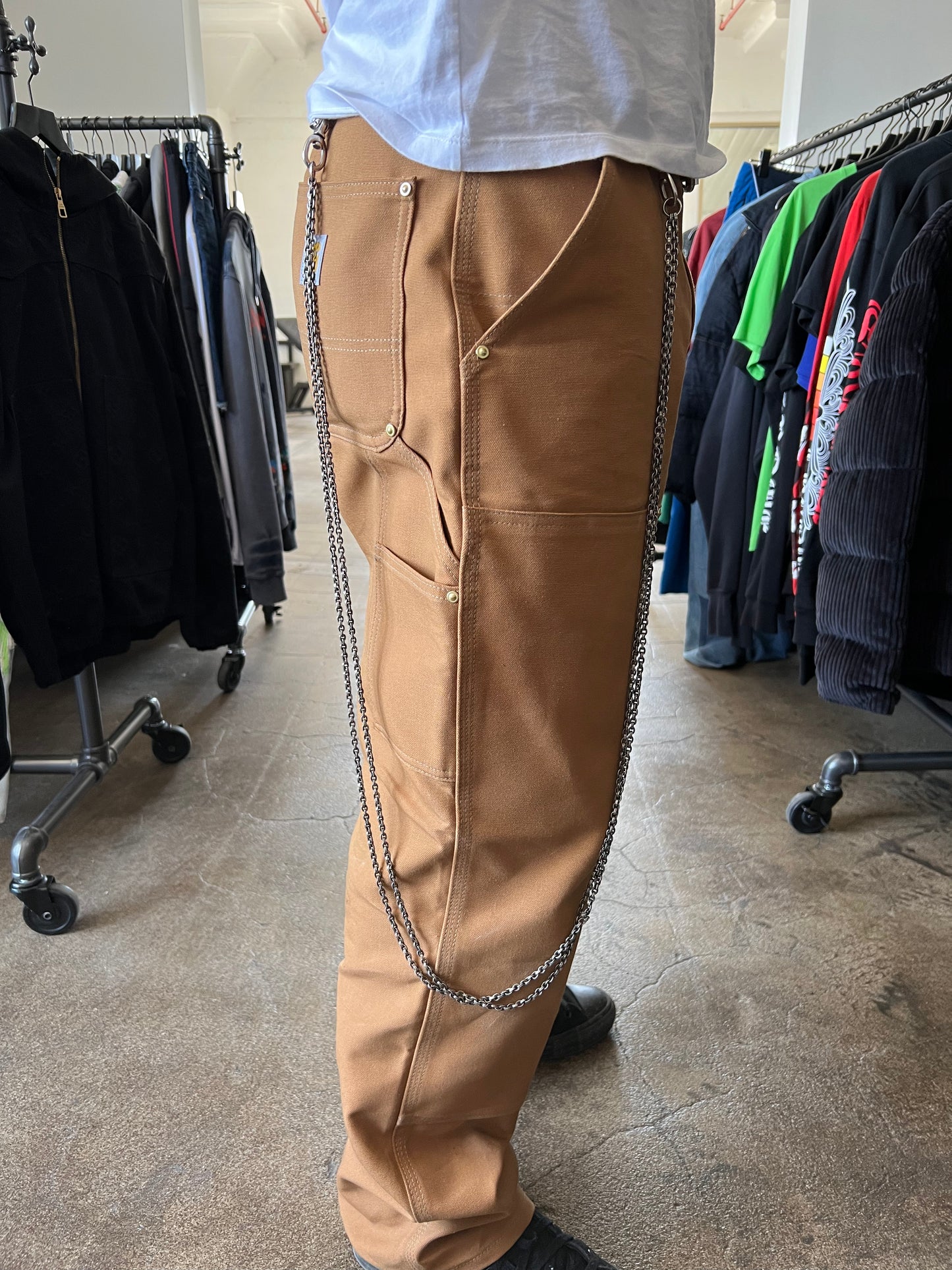 Long Ring Links Wallet Chain