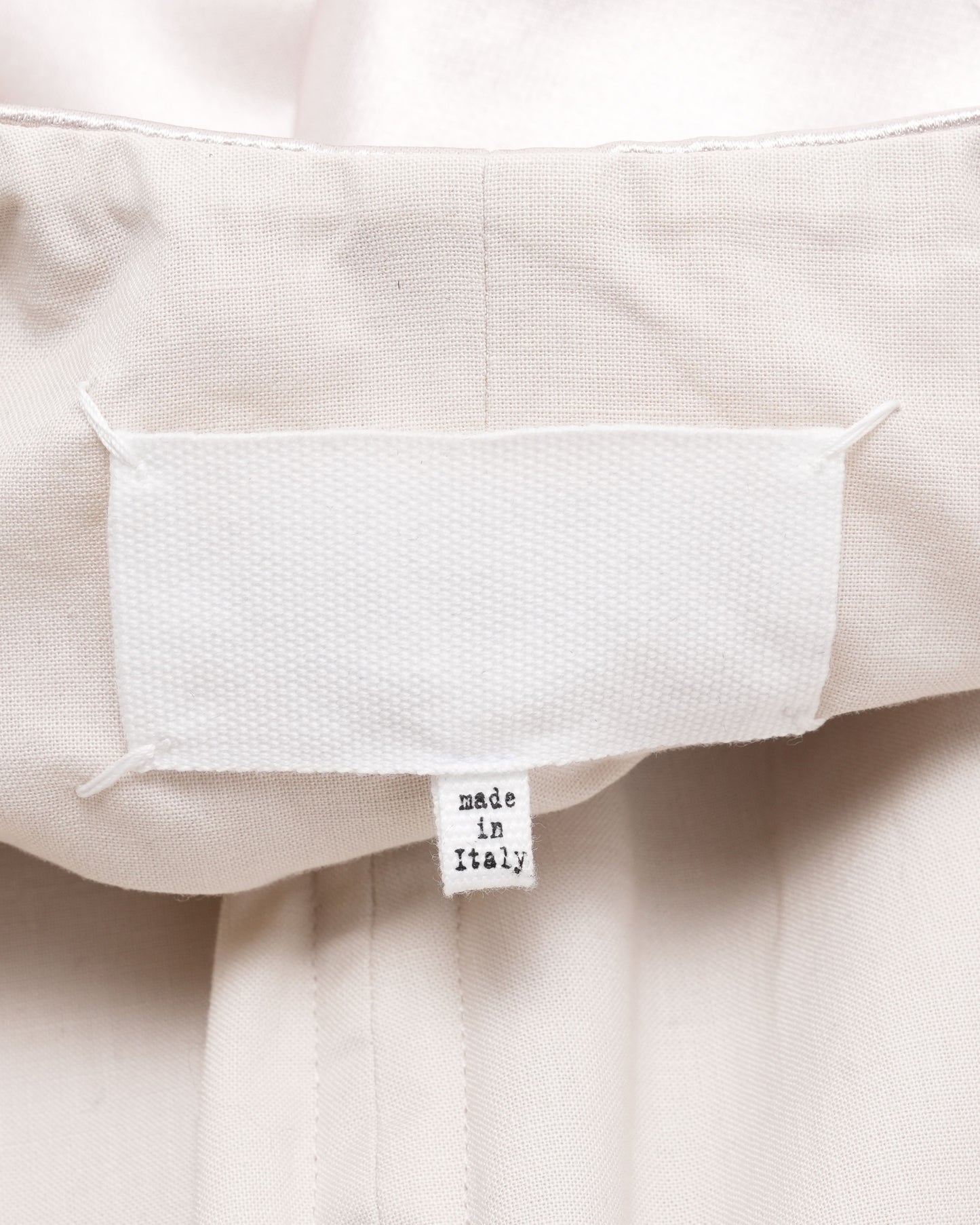 Oyster Satin Strapless Top (c. 2014)