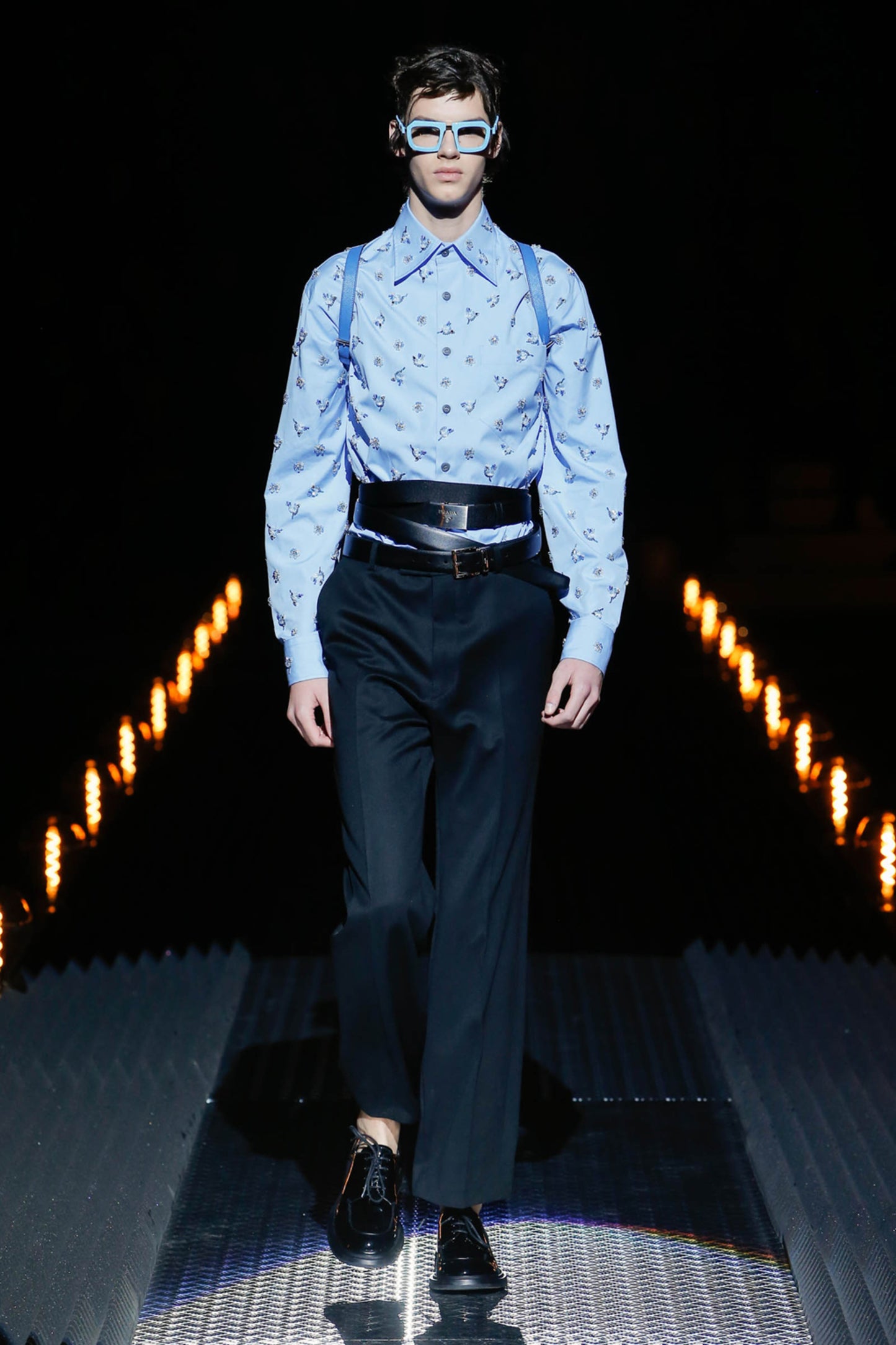 Hand Embroidered Crystal Shirt
