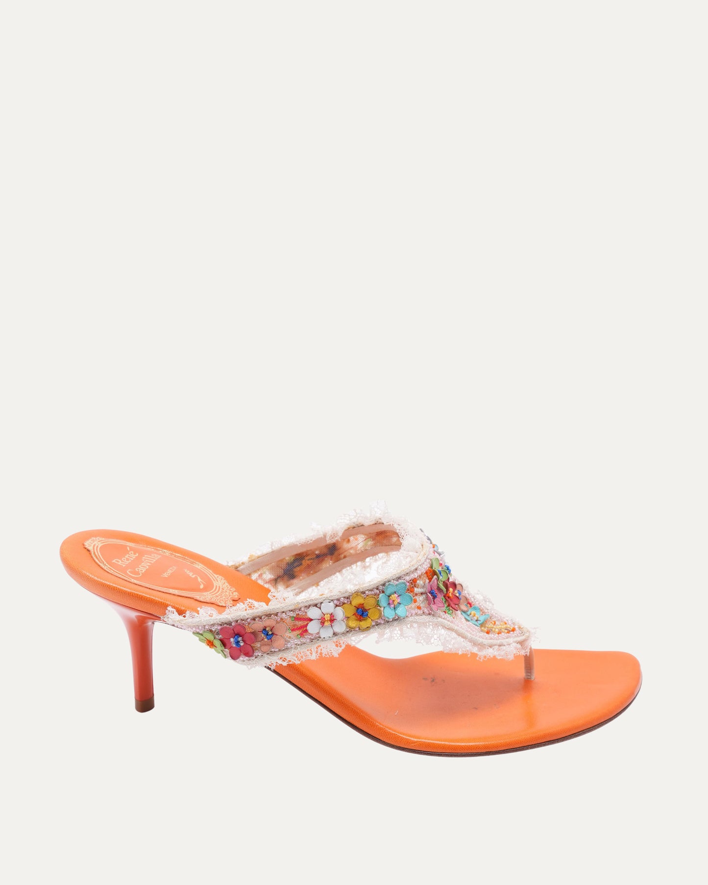 Vintage Lace Detail Sandals