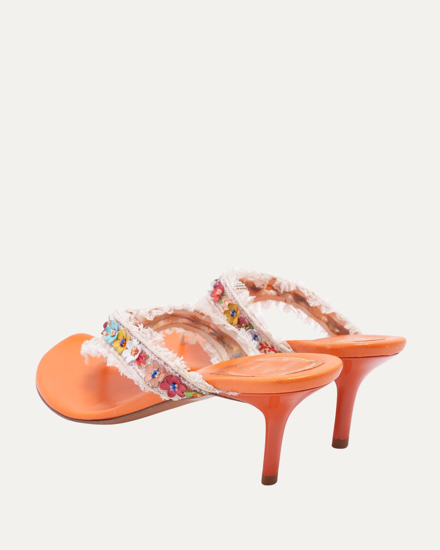 Vintage Lace Detail Sandals