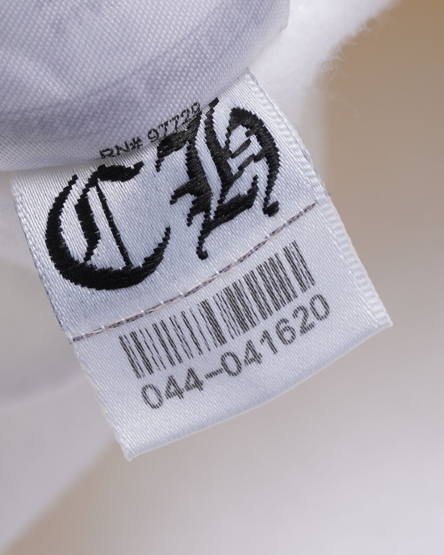 Metallic Print Vertical Logo Hoodie