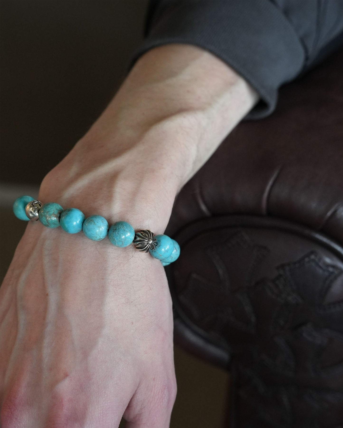 10mm Multi Charm Bead Bracelet