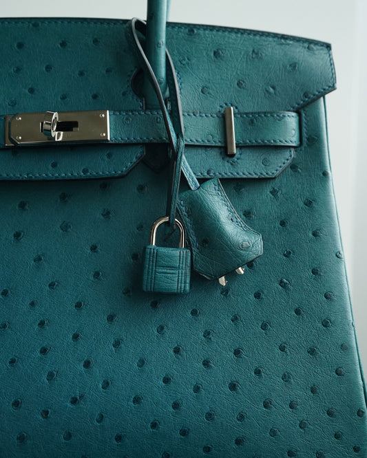 Colvert Ostrich Birkin 30