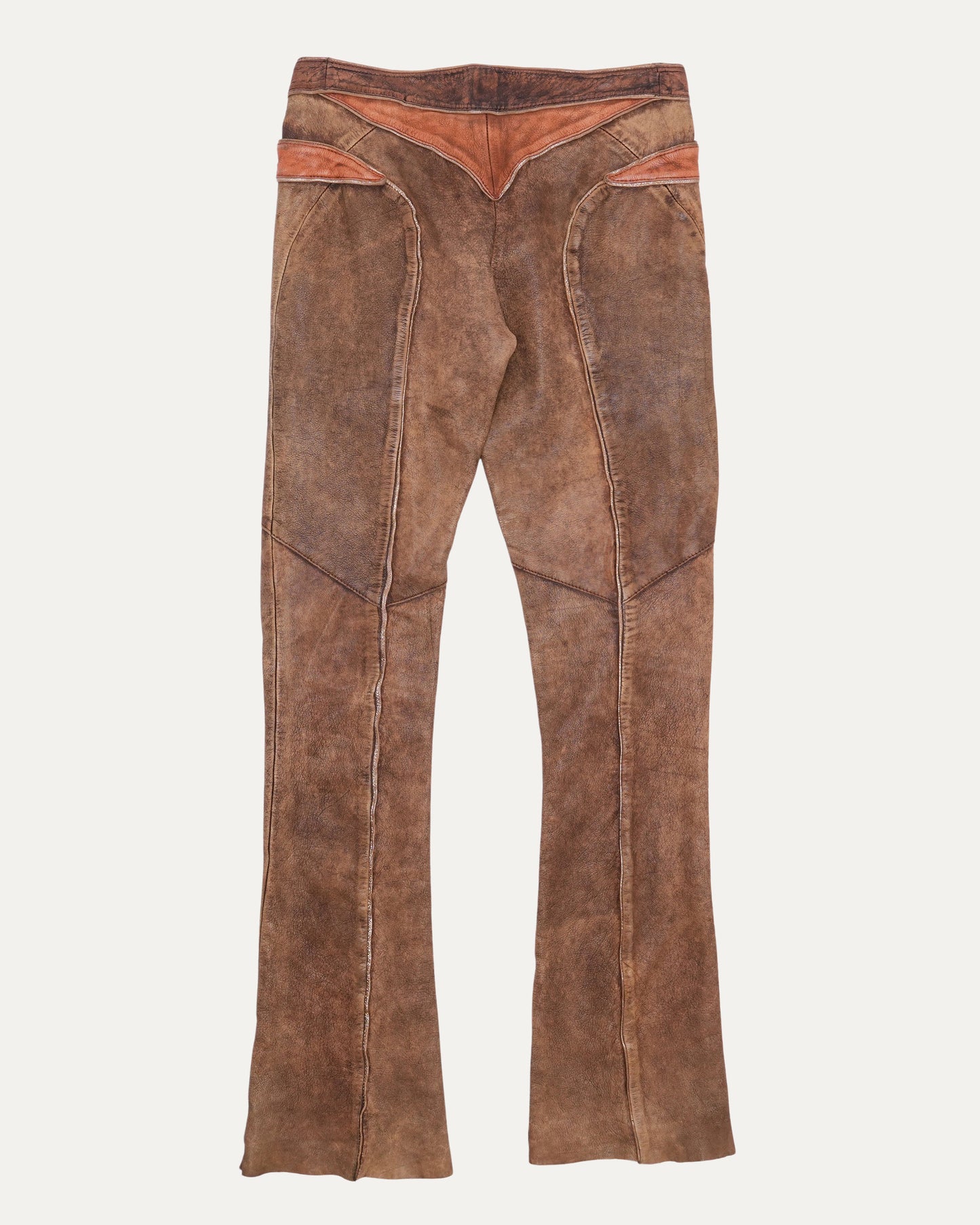 SS 2002 Low Rise Leather Pants