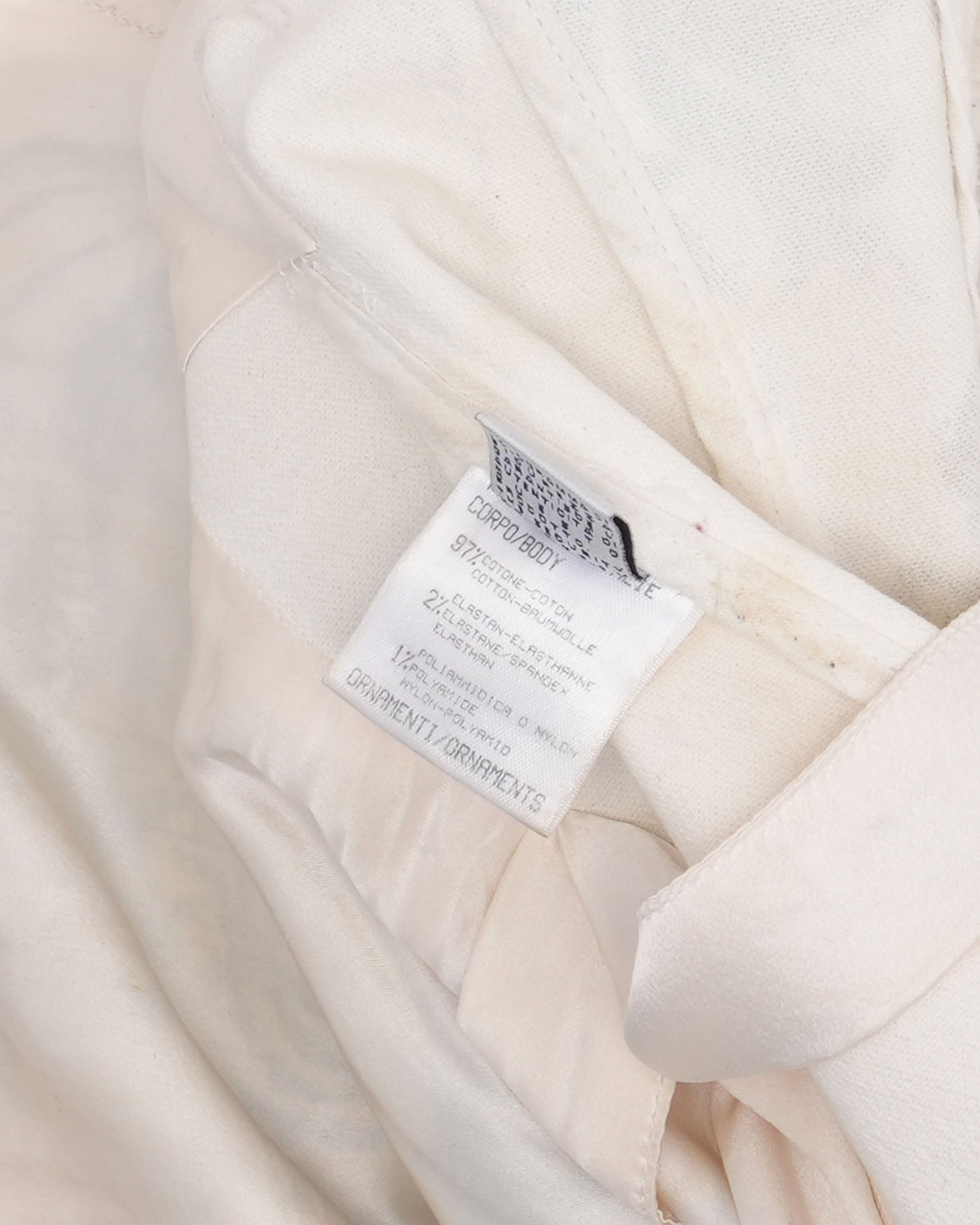 SS 2003 Tattoo Print Bustier