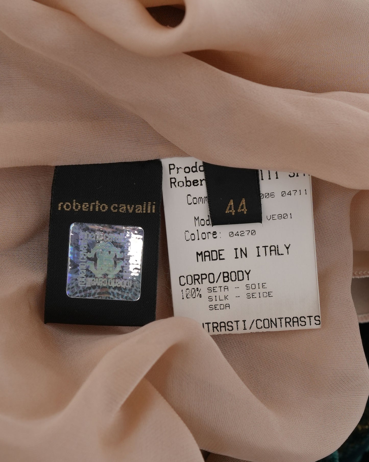 FW 2004 Velvet and Chiffon Gown