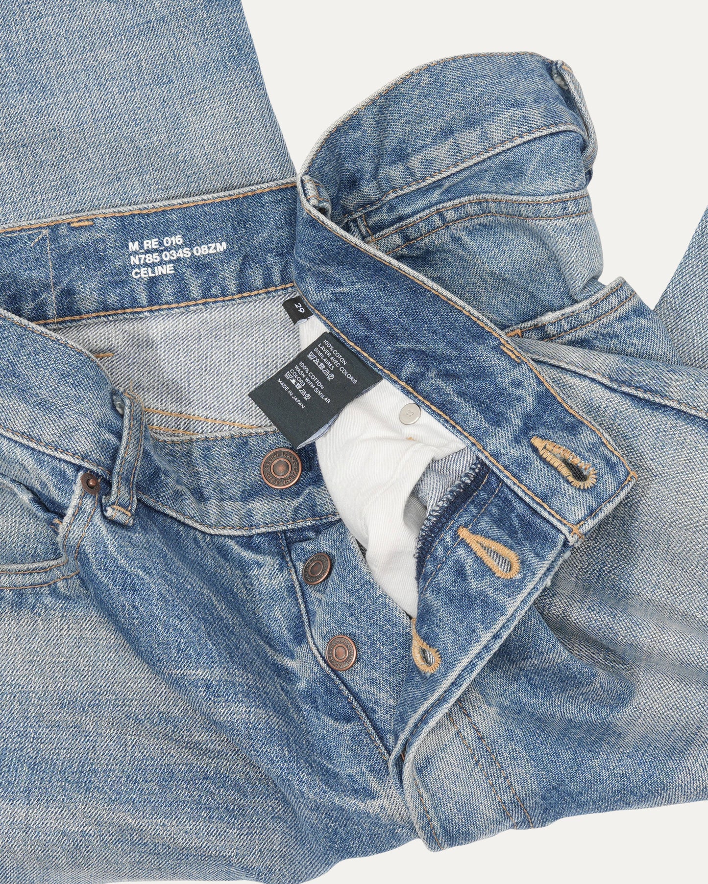 Wesley Released Hem Light Wash Jeans