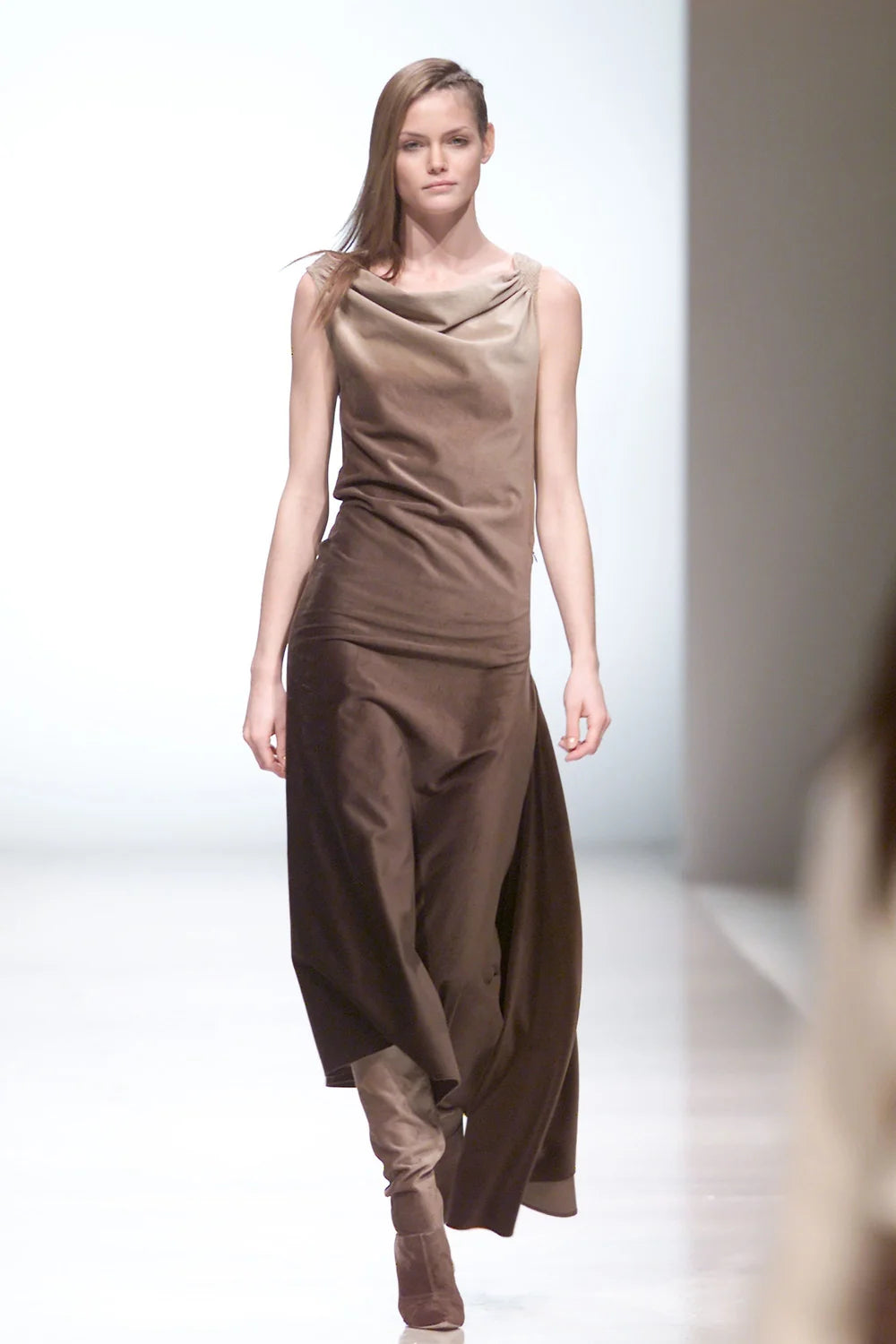 FW 2001 Ombre Velvet Runway Boots