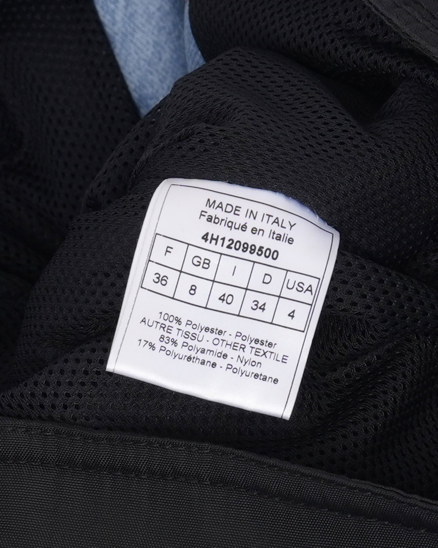 FW 2004 Trompe L'Oeil Denim Print Ski Set