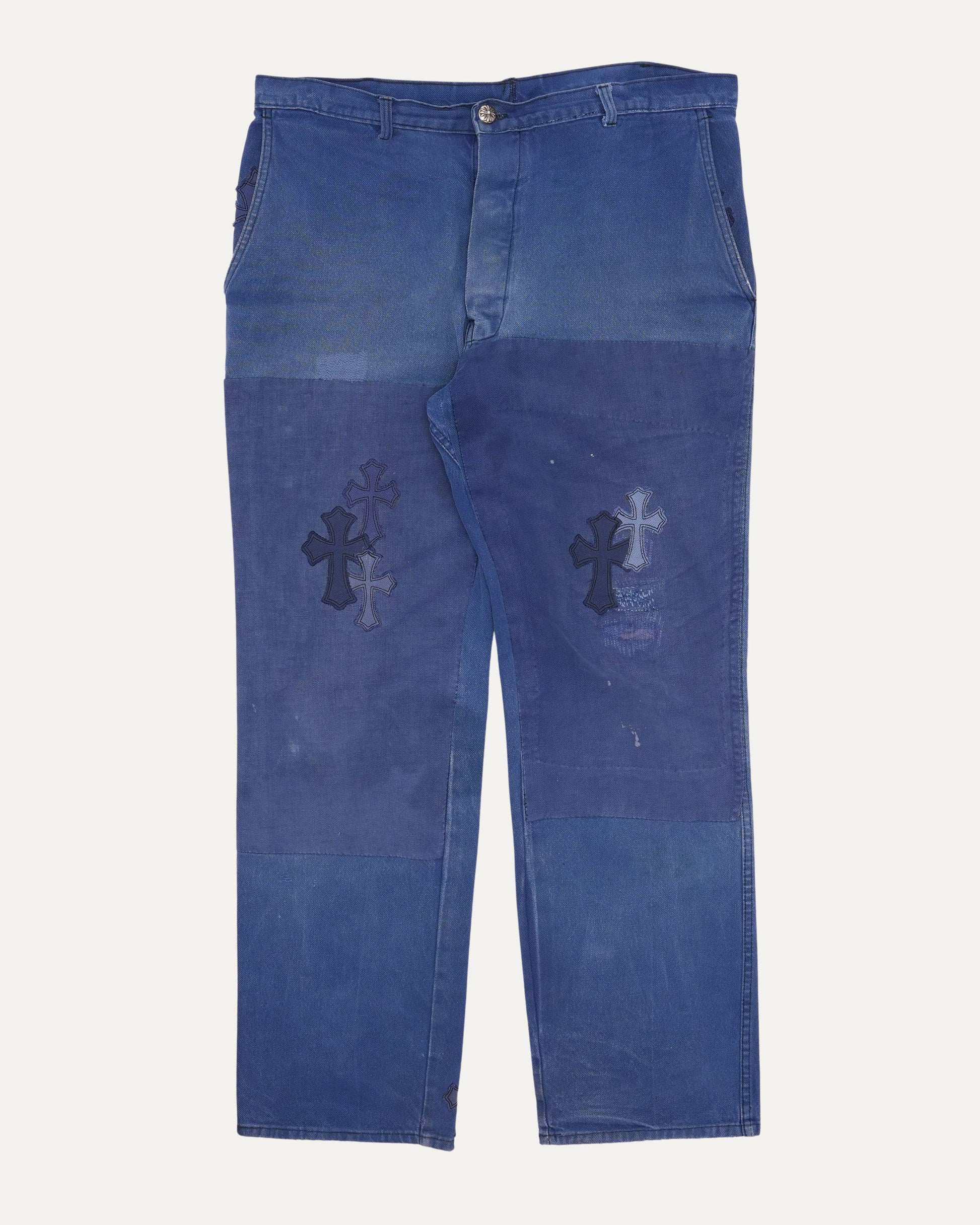 Cross Patch Bleu de Travail French Work Pants