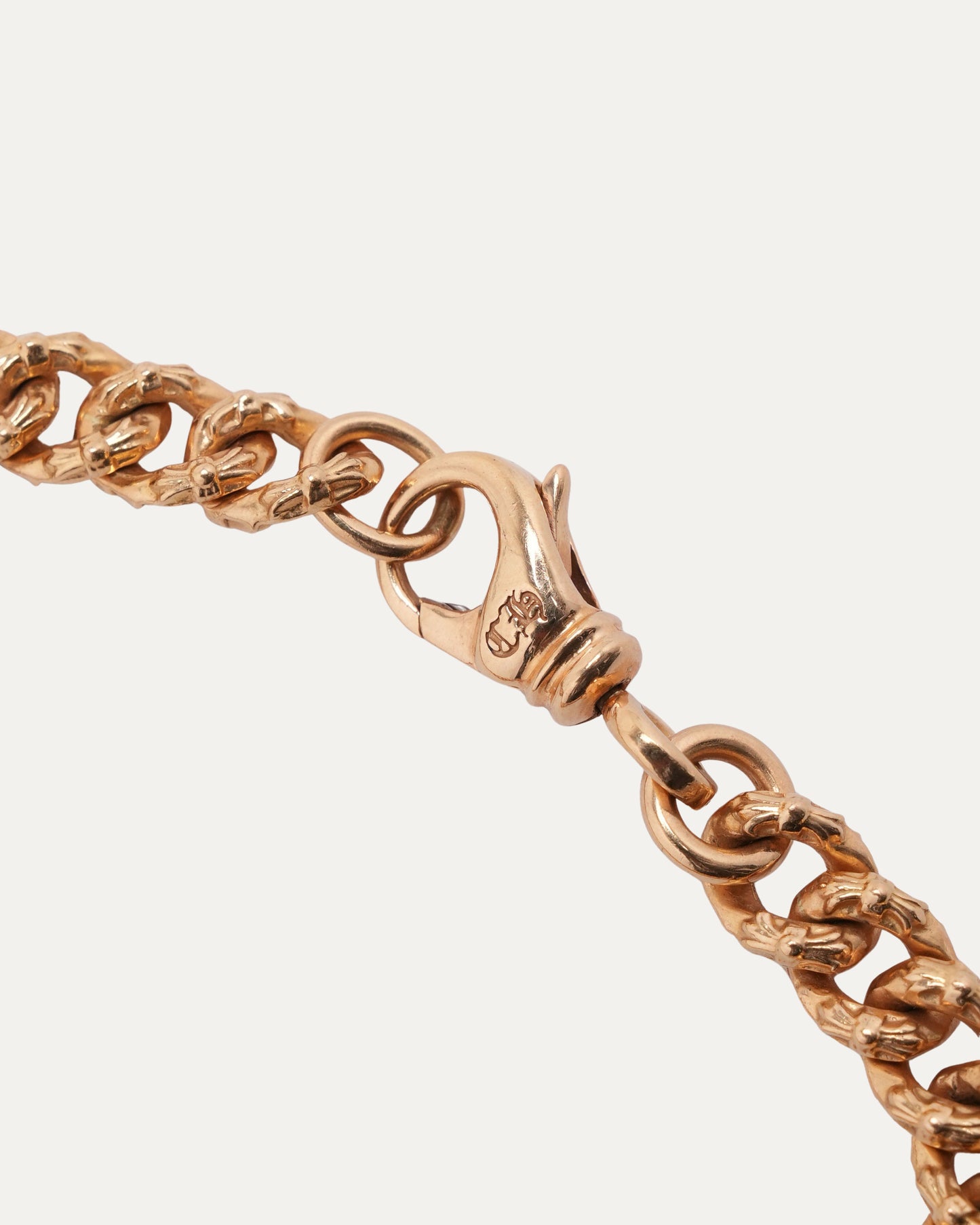 Gold Mini Extra Fancy Link Bracelet