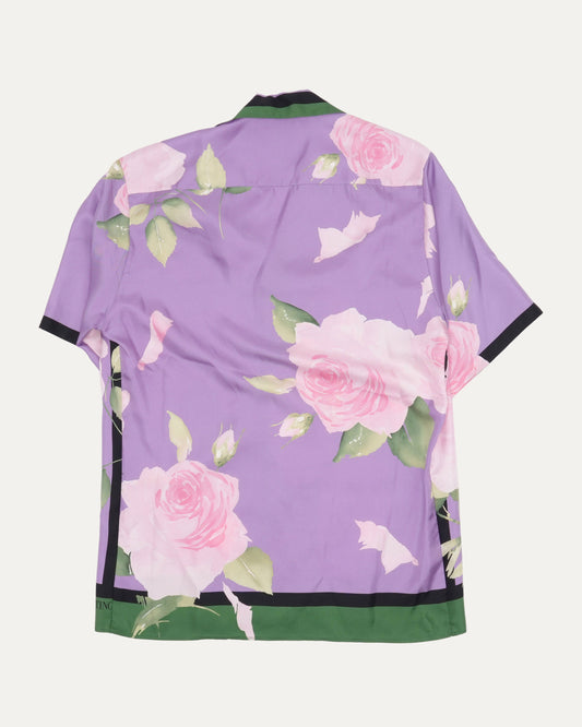 Silk Floral Print Shirt