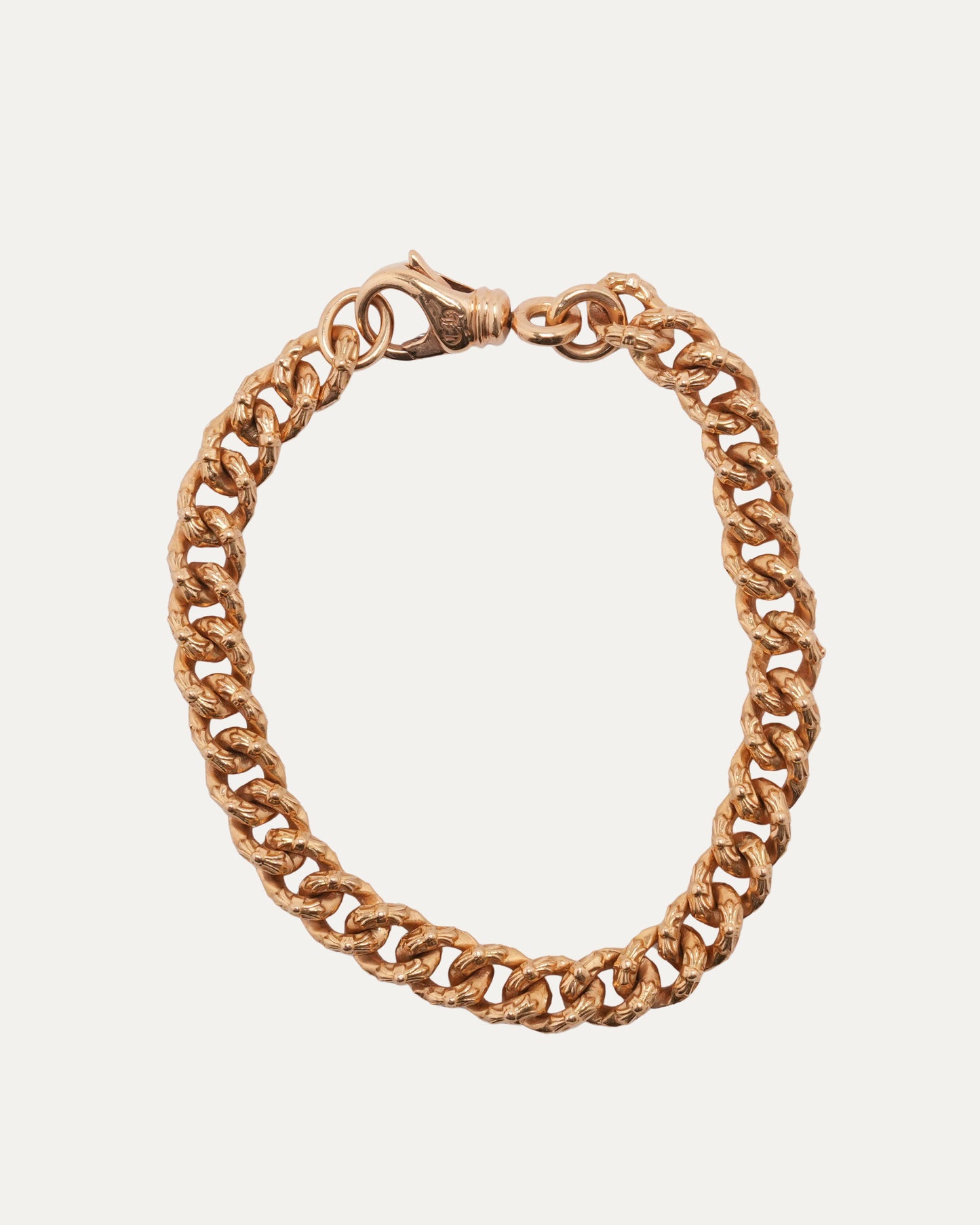 Gold Mini Extra Fancy Link Bracelet