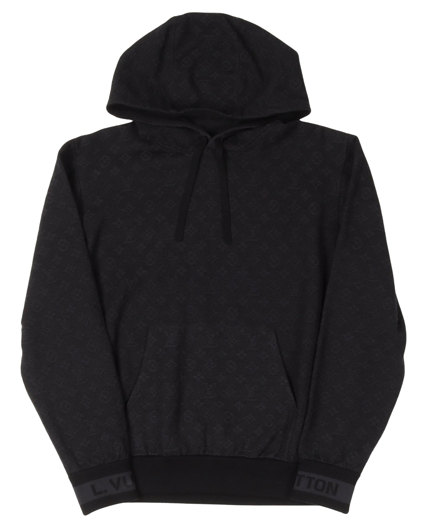 Monogram Jacquard Knit Hoodie