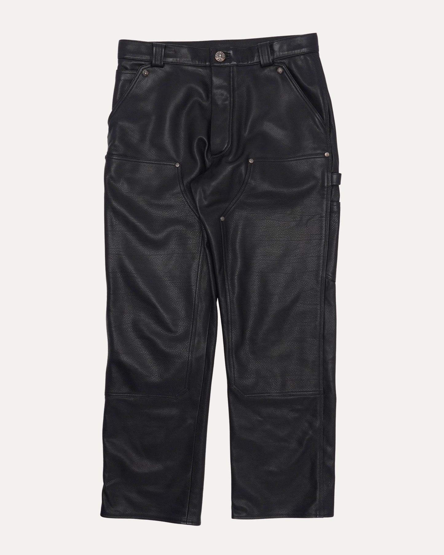 Leather Double Knee Carpenter Pants