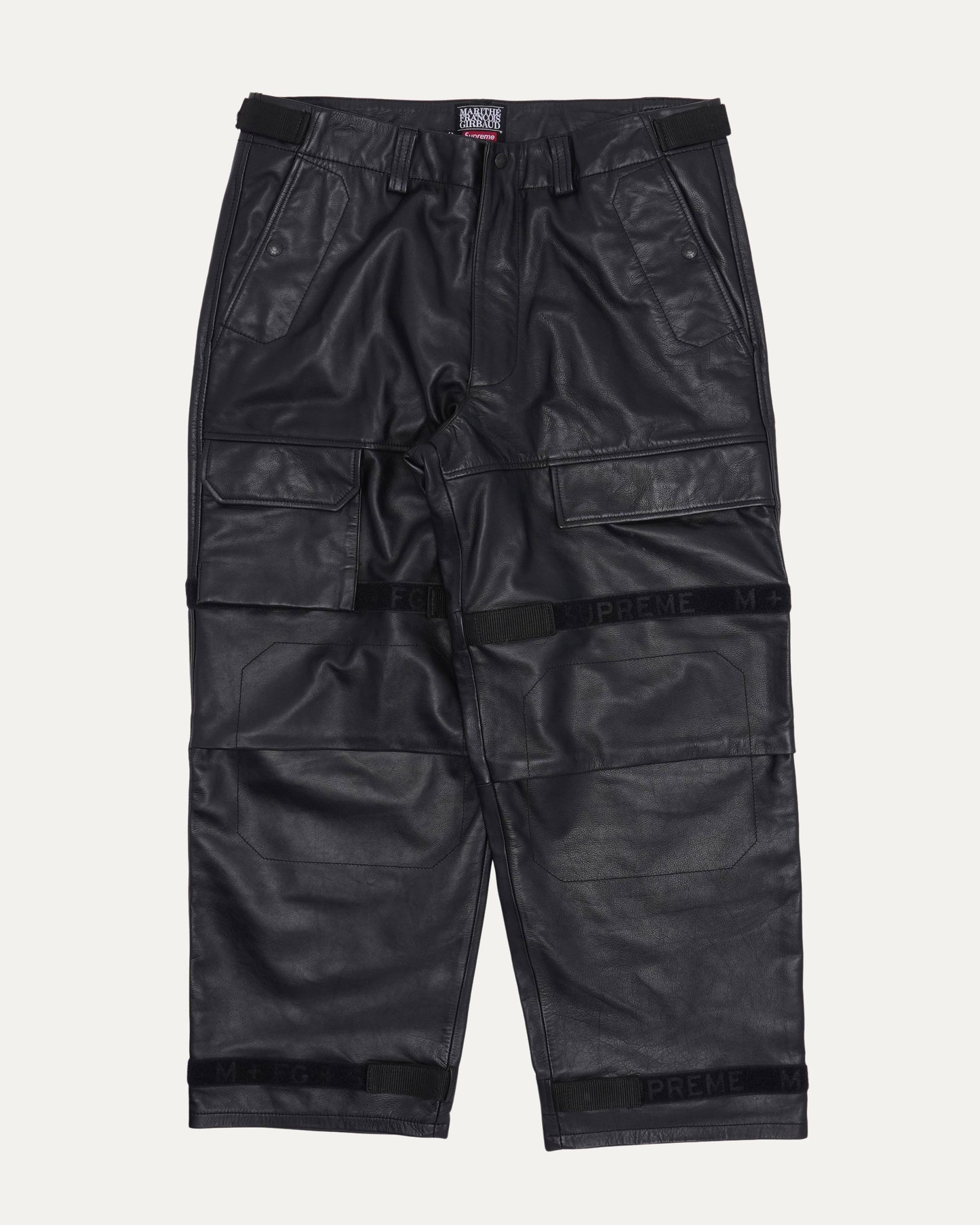 Marithé + François Girbaud Shuttle Tape Leather Cargo Pant