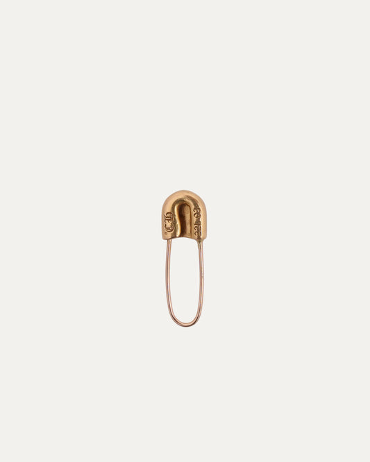 22k Gold Safety Pin