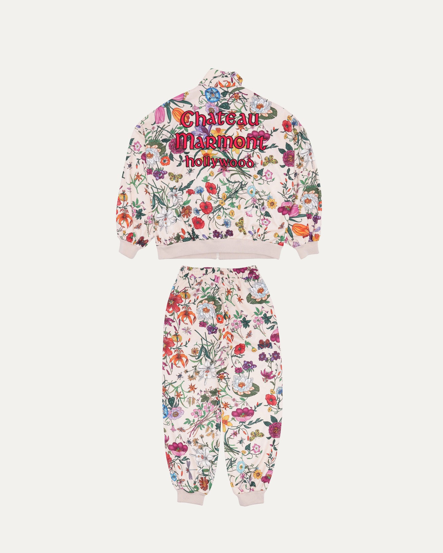 Chateau Marmont Embroidered Track Suit Set