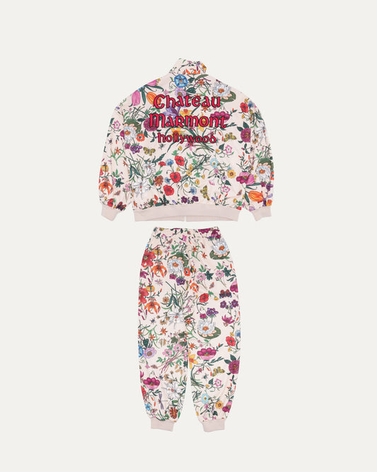 Chateau Marmont Embroidered Track Suit Set