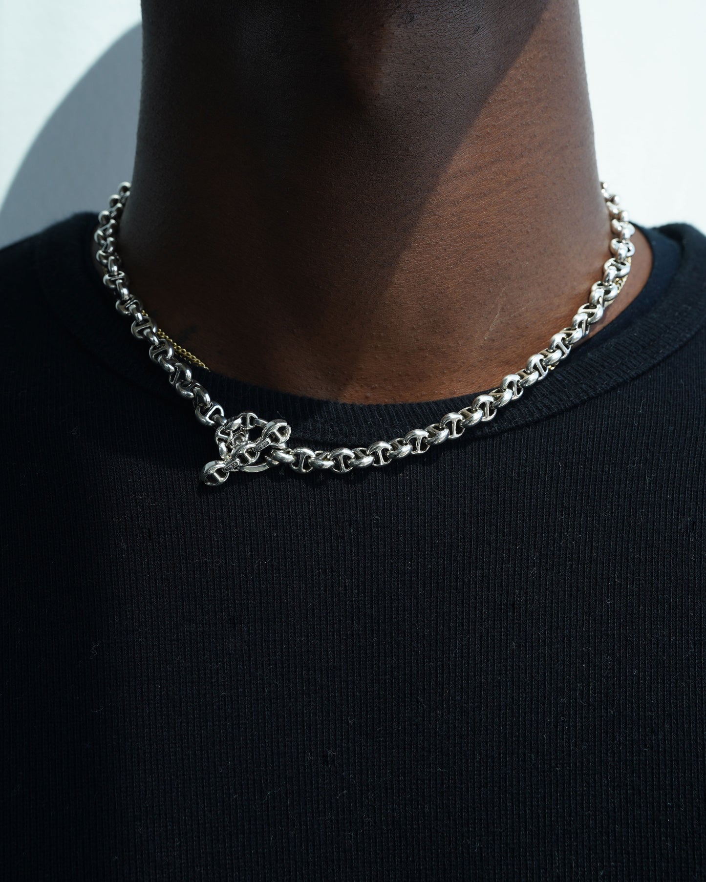 5MM Open-Link Necklace with Diamonds
