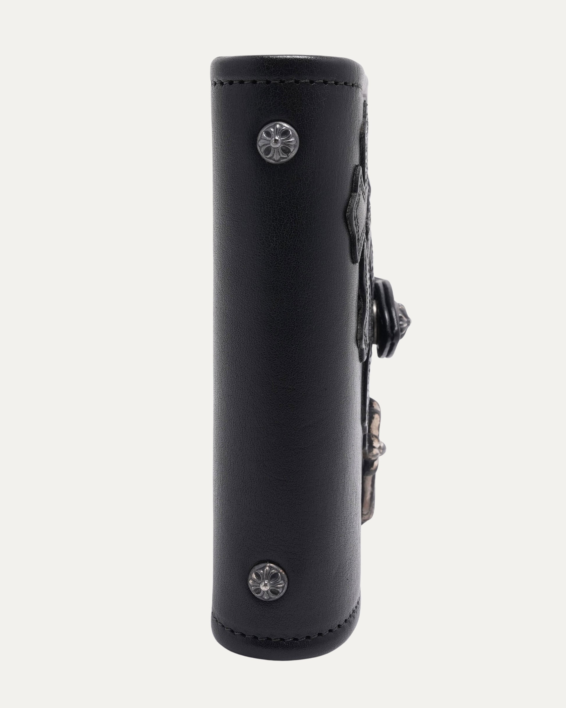 Embellished Cross Patch Leather Planner