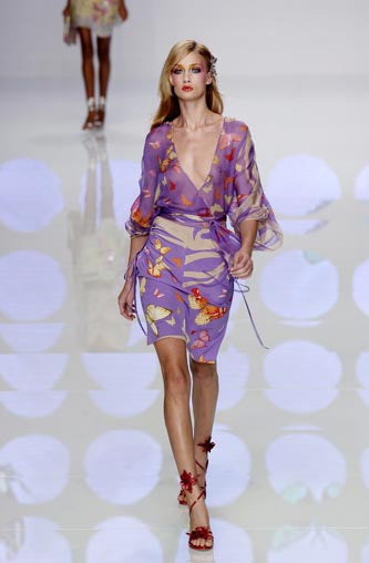 SS 2004 Butterfly Print Runway Top
