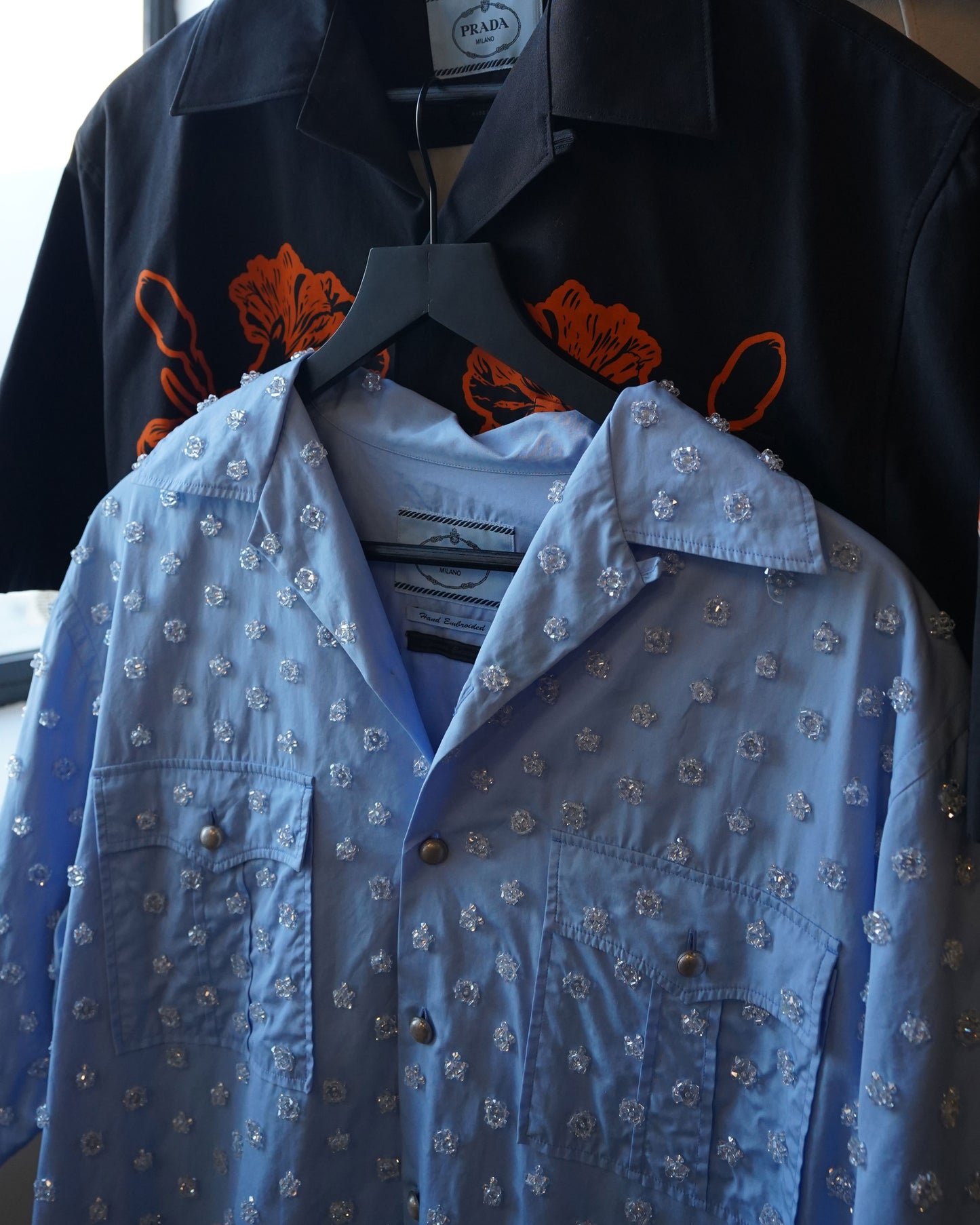Hand Embroidered Crystal Shirt